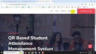 Student Attendance System Using QR-Code | Java Web Application Final Year Project 2024