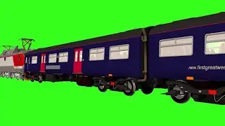 Green Screen Train Super fast longest TRAIN #background change Chroma Key full video