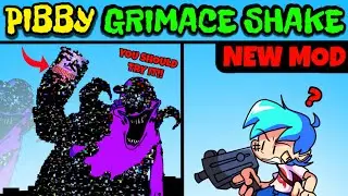 Friday Night Funkin VS Pibby Grimace Shake | BF Tried The Grimace Shake (FNF/Pibby/New)