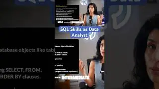 What SQL skills to learn as a Data Analyst? ￼