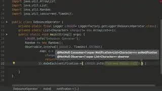 debounce Operator