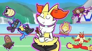 Basically Psychic Types in Pokken Tournament | Animation