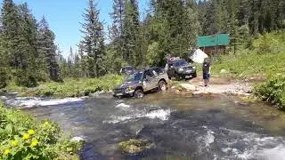 Исузу МУ в брод