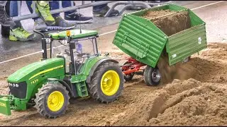 UNBELIEVABLE RC FARMING! RC TRACTORS FENDT, JCB, MB TRAC!