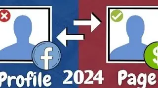 How to Convert Facebook profile to page 2024