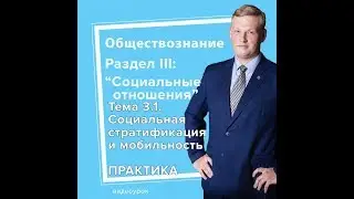 Тема 3.1. Социальная стратификация и мобильность ПРАКТИКА