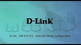 D-Link - DIR 615 (Z1) - Extender Mode Configuration