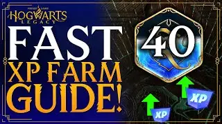 Hogwarts Legacy - FAST XP FARM - Level Up FAST Guide - How To Get Fast & Easy XP - 2000 XP FAST