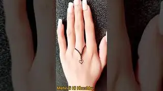 Very simple mehndi design ❤️ | Mehandi ki design | 