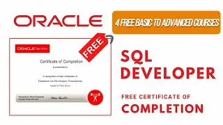 Oracle free certification| oracle SQL tutorial for beginners| oracle database