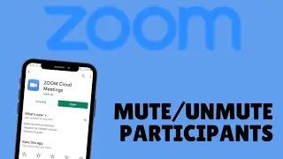 Zoom: Mute Or Unmute Participants In A Meeting | 2021