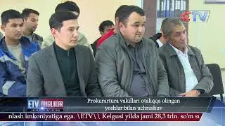 31.10.24 Yangilik ID Prokurartura vakillari otaliqqa olingan yoshlar bilan uchrashuv