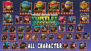 Teenage Mutant Ninja Turtles: Legends: All Character