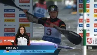 Elena Lilik, Germany, Canoe Slalom, Heats / 2024 ICF Canoe Slalom World Cup Prague Czechia