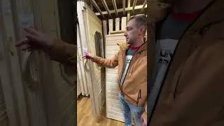 Какую дверь поставить в баню! Дверь из вагонки или стеклянную.