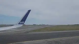 SAS Scandinavian Airlines SK2692 Landing at CPH Copenhagen Airport Denmark