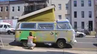 1975 VW Bus gets a hippie makeover (by #veratimes)