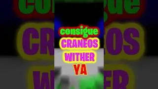 ✋🤮 Como CONSEGUIR CRANEOS de WITHER en Minecraft 1.21 🤢👌 