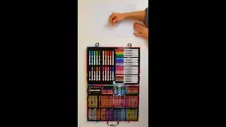 Drawing - Art Supply Case #crayola #draw #color #art #markers #crayons #shorts