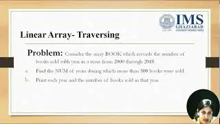Linear Array Traversing