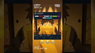 😅 when OBITO Thought of Kissing RIN then KAKASHI...🤭😅 