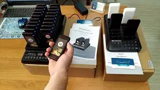 Retekess T112 Система вызова клиента кафе☕. Комплект 20 пейджеров.