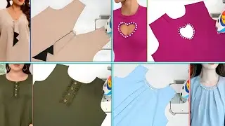 4 Sewing Ideas for XXL Women's Clothing Collar Neck Designs | Tailoring Tips and Tricks