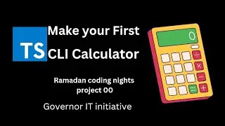 CLI Calculator using typescript node.js and inquirer | Ramadan coding nights project 00 