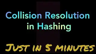 Collision resolution techniques in Hashing | Chaining method