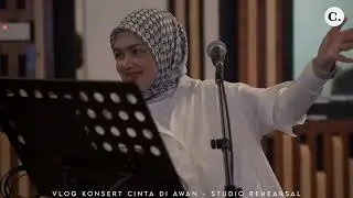 VLOG #21 STUDIO REHEARSAL DAY 1 | KONSERT SITI NURHALIZA CINTA DI AWAN