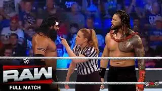 Roman Reigns vs. Veer Mahaan: Raw, April 1, 2025 - No Holds Barred Match