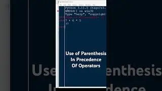 How to use Parenthesis ( ) in Python to Override Precedence Operators.