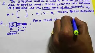 Difference between Stiffness Matrix and Shape Functions