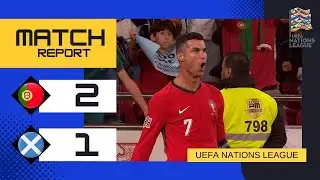 Portugal 2-1 Scotland | 2024-25 UEFA Nations League Group Stage | Last-Minute Drama