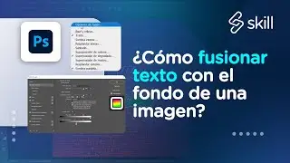 CÓMO FUSIONAR TEXTO CON EL FONDO DE UNA IMAGEN EN PHOTOSHOP