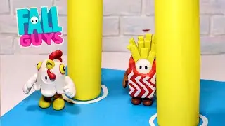 Как слепить персонажей из игры FALL GUYS из пластилина