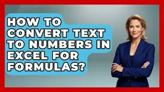 How To Convert Text To Numbers In Excel For Formulas? - Docs and Sheets Pro