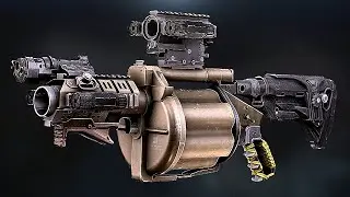 This is Milkor M32A1 MSGL (Grenade Launcher)