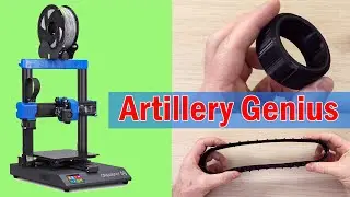 Artillery Genius 3D Printer Installation & Settings. RC Tire & Tank Track Test With TPU Filament