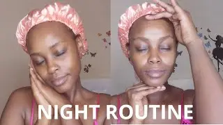🇿🇦|Night Routine | How To Sleep With Locs + Makeup Removal |south African YouTuber