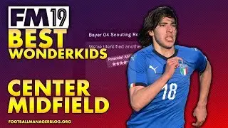 Football Manager 2019 Wonderkids | Top 10 Best Center MIdfield