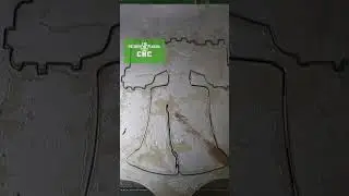 Crafting the Liberty Bell and Fleur-de-lis with Premier Plasma CNC Table #cncplasmatable#cncmachine