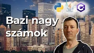 BigInteger Python-ban, Java-ban és C#-ban