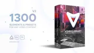 Video Library - Video Presets Package 1300 | After Effects Template
