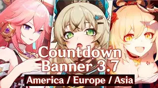 Countdown Banner 3.7 ● Yae Miko vs Yoimia ● Kirara ● Genshin Impact
