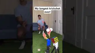 You will not believe how long this trickshot took!