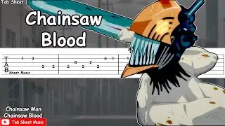 Chainsaw Man ED 1 - Chainsaw Blood Guitar Tutorial