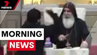 Horror church stabbing in Sydney | 7 News Australia