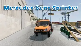 Мод Mercedes-Benz Sprinter Эвакуатор для BeamNG.drive