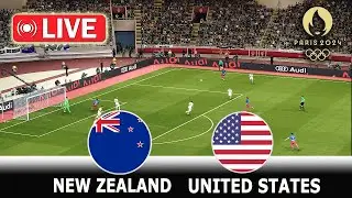 🔴LIVE : NEW ZEALAND U23 vs UNITED STATES U23 | Paris 2024 Olympics Games | Full Match Today